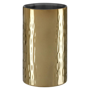 Mixology Hammered Gold Wine Cooler