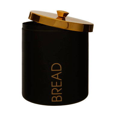 Liberty Black Enamel Finish Bread Bin