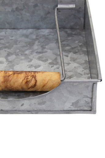 Drummond Galvanised Steel Napkin Holder