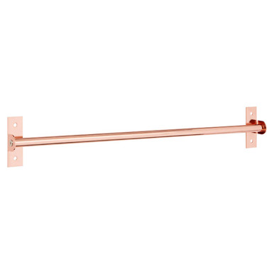 Sorello Rose Gold Hanging Rail | Iron Wall Rail