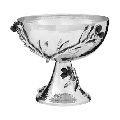 Miressa Grapes Fruit Bowl With Pedestal Base