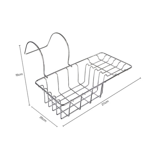 Chrome Wire Hanging Bath Caddy | Dara