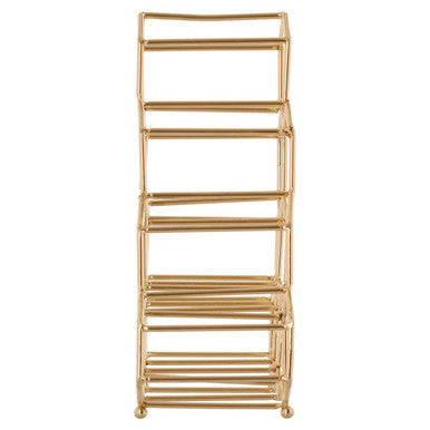 Vertex 10 Bottle Gold Finish Spice Rack