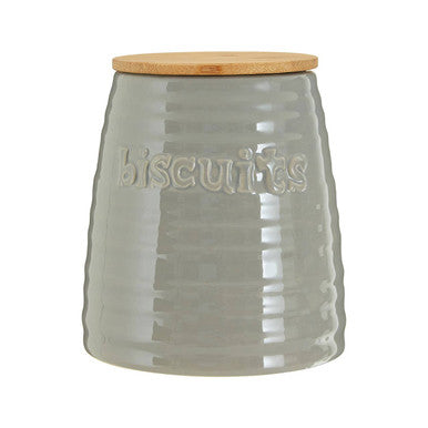 Winnie Grey Dolomite Biscuit Canister