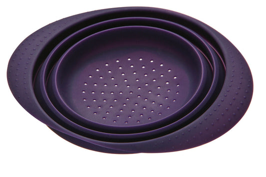 Zing Purple Collapsible Colander