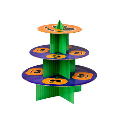 Halloween Pumpkin 3-Tier Cupcake Stand