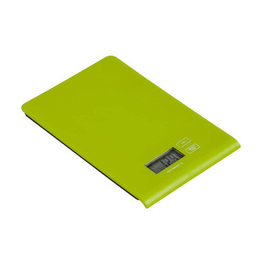 Zing Lime Green Tempered Glass Kitchen Scale