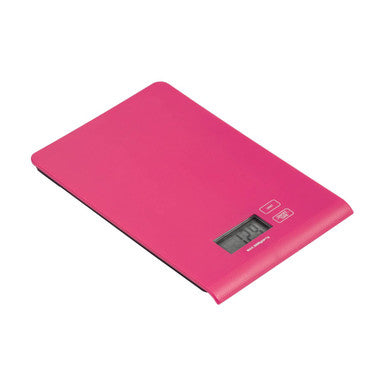 Zing Hot Pink Tempered Glass Kitchen Scale
