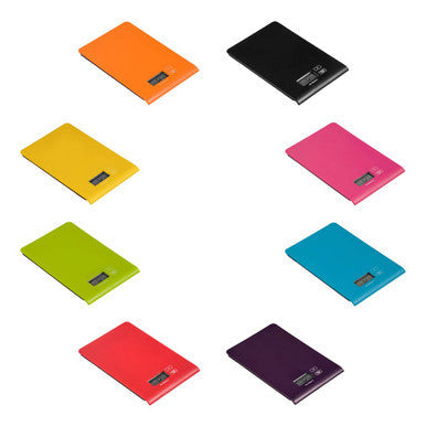 Zing Yellow Tempered Glass Kitchen Scale