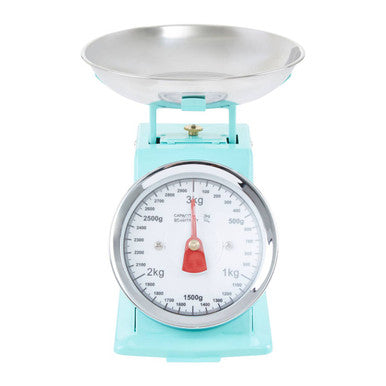 Olivier 3Kg Pastel Green Retro Kitchen Scale