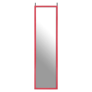 Mize Over Door Full-Length Mirror | Pink Plastic Frame