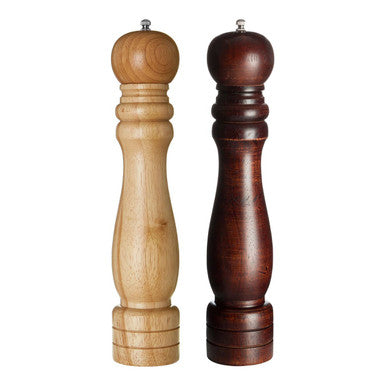 Soka 14in Rubber Wood Pepper Mill
