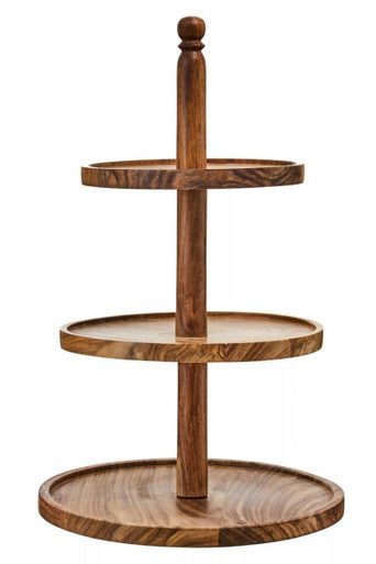 Kora Sheesham Wood 3-Tier Cake Stand