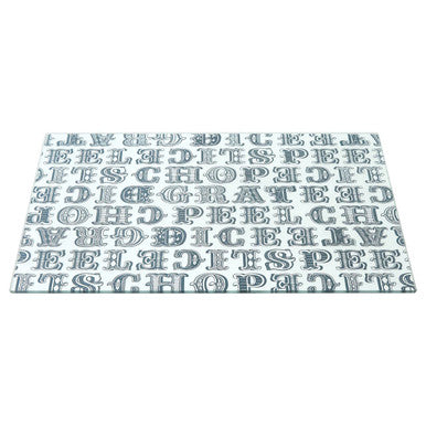 Carnival Tempered Glass Chopping & Serving Board