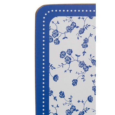 Set of Four Coasters | Blue Rose