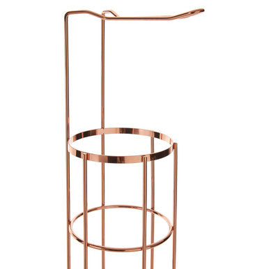 Linnea Rose Gold Toilet Roll Holder