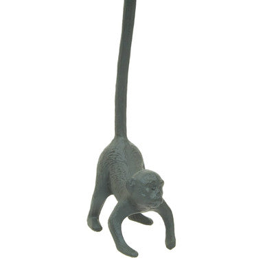 Fauna Grey Finish Monkey Toilet Roll Holder