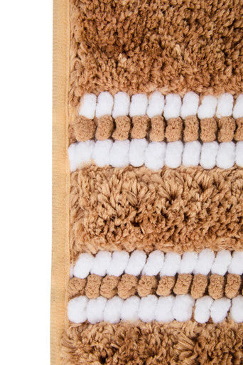 Soak Large Camel Bath Mat, 80 x 50 cm
