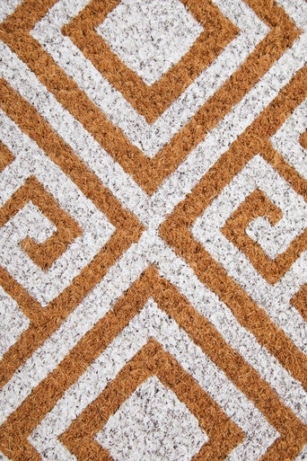 Filta Geometric Coir Doormat 60 x 40 cm