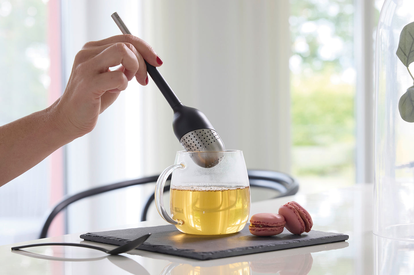 Zack Tamio Premium Brushed Stainless Steel Tea Ball Infuser - Professional Grade Tea Strainer