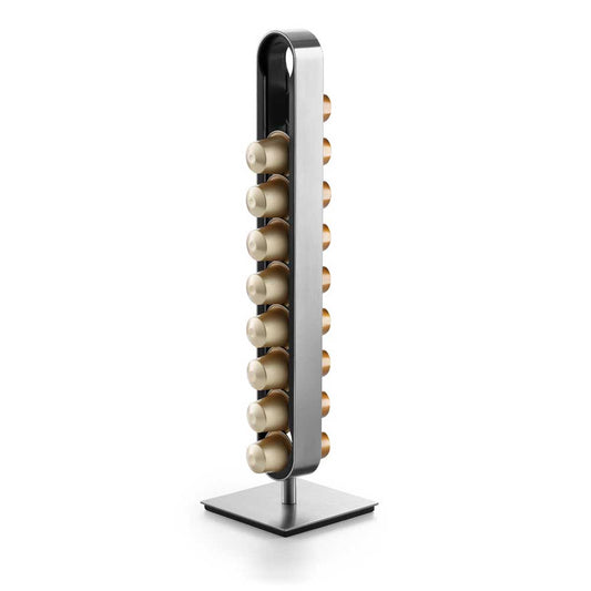 Zack Curo Premium Brushed Steel Nespresso Capsule Holder - 18 Pod Capacity