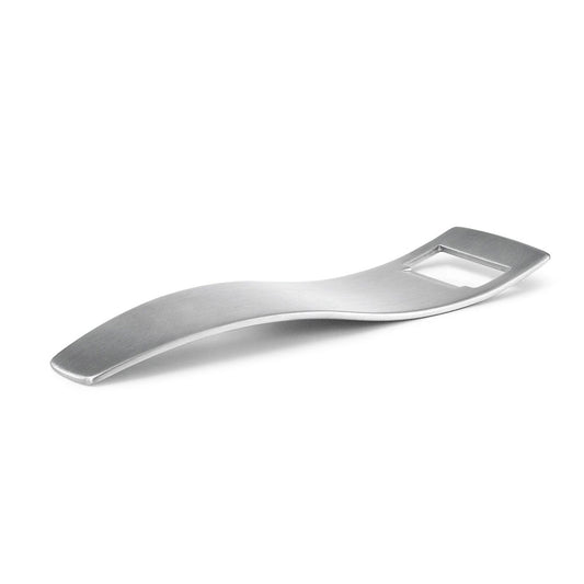 Zack Sinos Premium Brushed Stainless Steel Bottle Opener - German Engineered Bar Essential