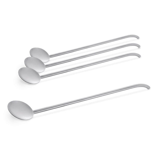 Zack Sugare Brushed Stainless Steel Cocktail Spoon Set/4 20602