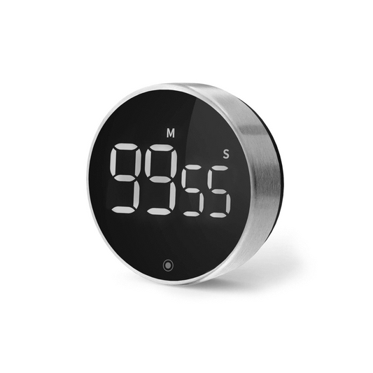 Zack Cundo Stainless Steel Magnetic Digital Kitchen Timer - Premium German Design