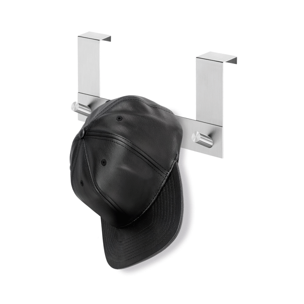 Zack Exit Brushed Stainless Steel 34-41 mm Non-Rebated Door Hook Rack 20754