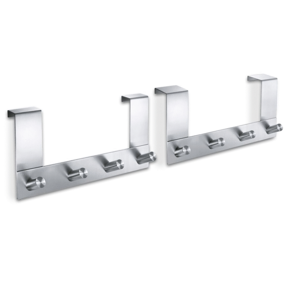 Zack Exit Brushed Stainless Steel 34-41 mm Non-Rebated Door Hook Rack 20754
