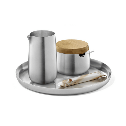 🇩🇪 Zack Bevo Premium Brushed Stainless Steel Sugar Pot with Bamboo Accents - Award-Winning German Design 🍯🏆✨