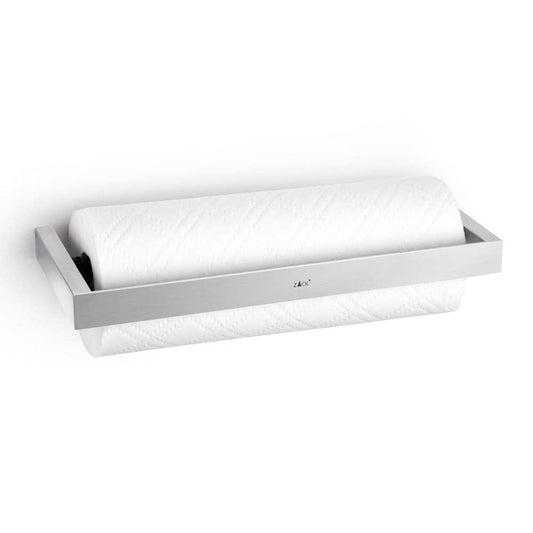 🏠 Zack Elios Premium Wall Kitchen Roll Holder - Brushed Stainless Steel Space-Saver ✨📜