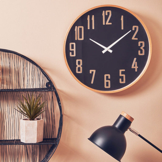 Vitus Black Wall Clock