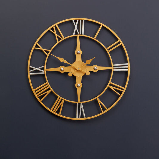 Vitus Gold And Silver Wall Clock