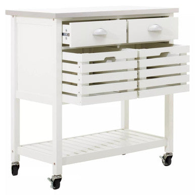 Frankfurt Cream Kitchen Trolley
