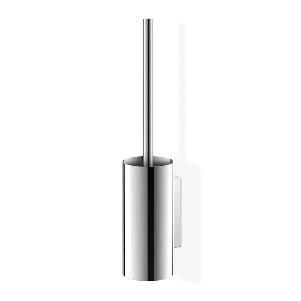 Zack Linea Polished Stainless Steel Wall Toilet Brush Set 40026