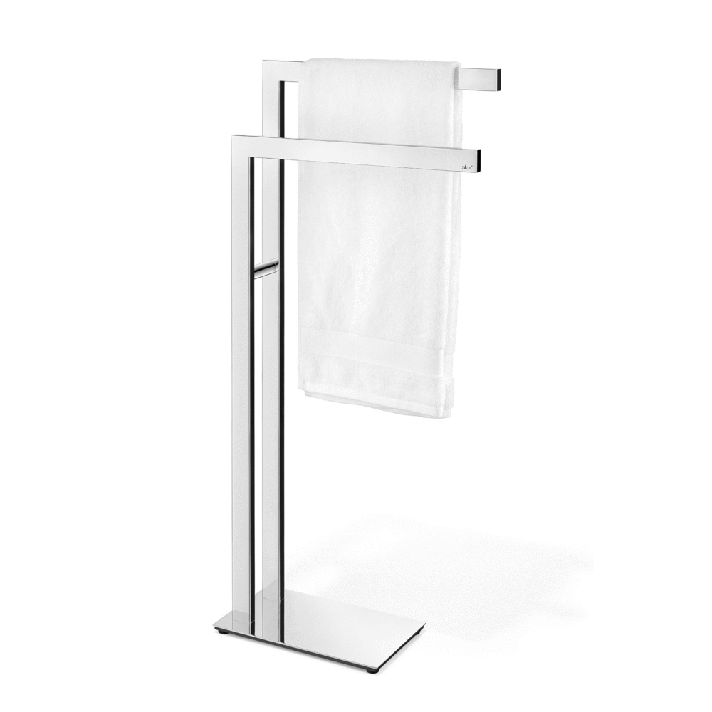 πΊβ¨ Zack Linea Polished Stainless Steel Towel Stand 120cm - Premium Bathroom Luxury π¬π§