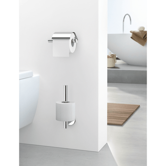 π½π‘οΈ Zack Scala Polished Stainless Steel Covered Toilet Roll Holder - Premium Protection & Style π¬π§