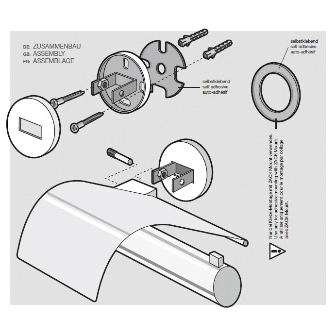 Zack Scala Polished Stainless Steel Covered Toilet Roll Holder 40051