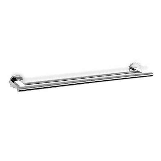 Zack Scala Polished Stainless Steel Double Towel Rail 40059