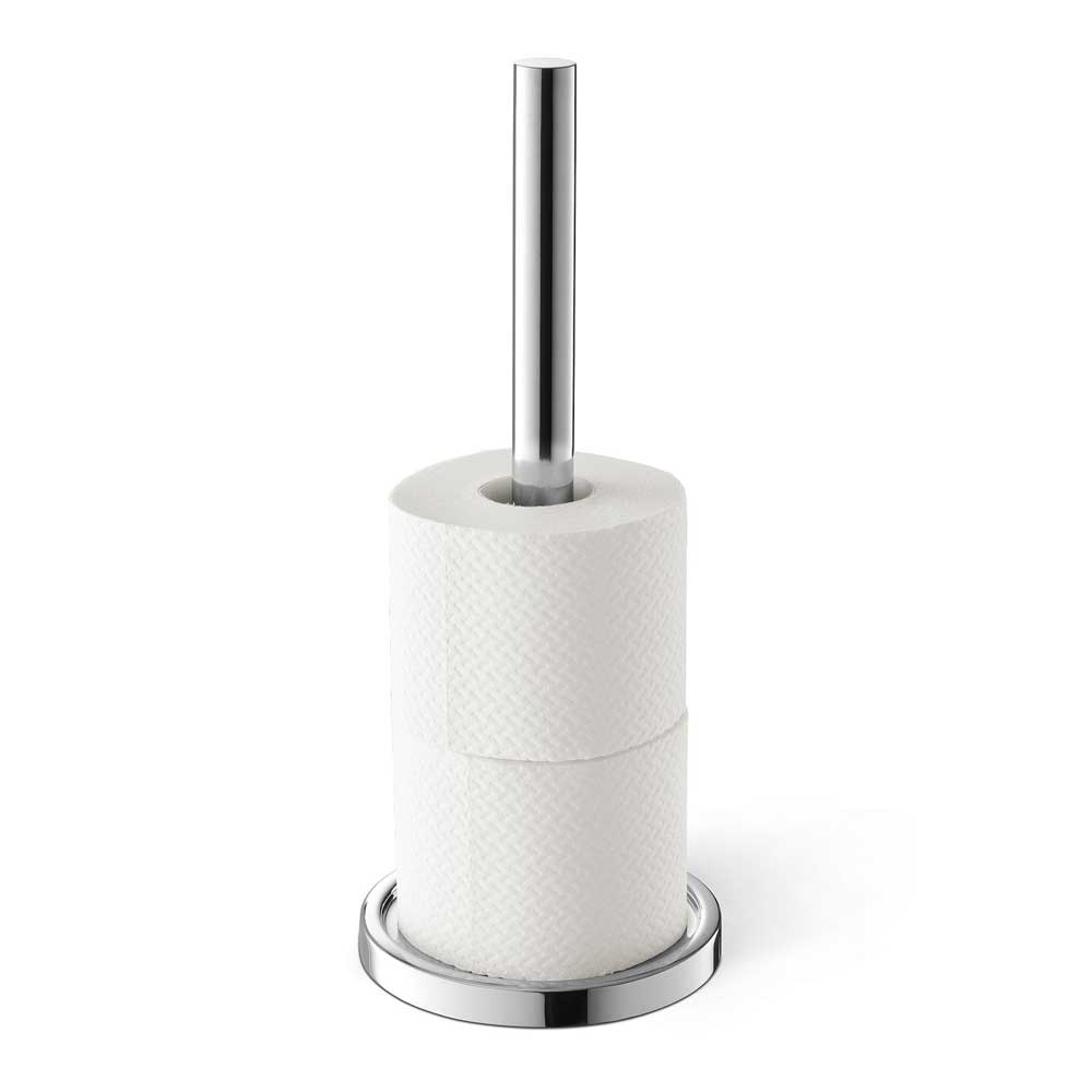 Zack Mimo Polished Stainless Steel Spare Toilet Roll Holder 40074
