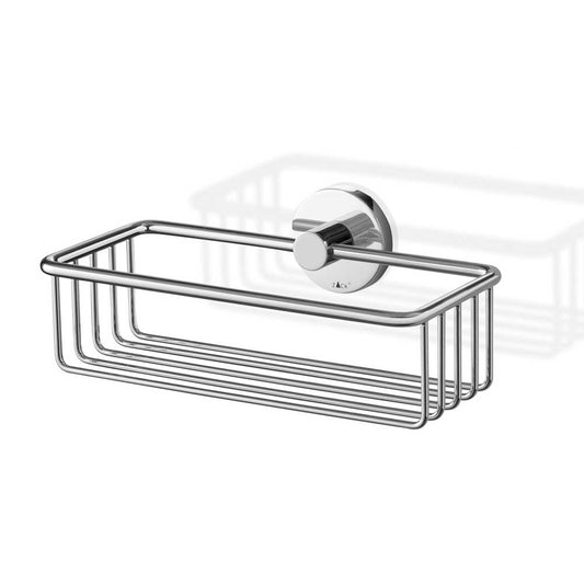 Zack Scala Polished Stainless Steel 23.5 cm Shower Basket 40084