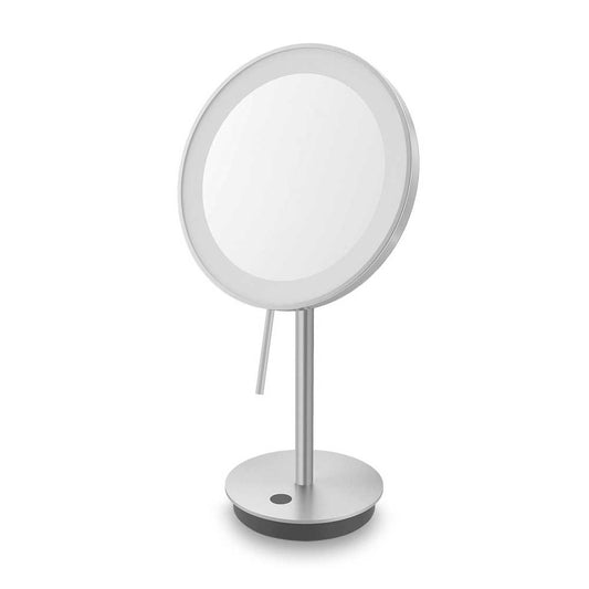 Zack Alona Brushed Stainless Steel LED Make-up Mirror 40140