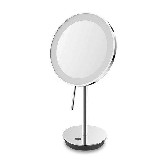 Zack Alona Polished Stainless Steel LED Make-up Mirror 40141