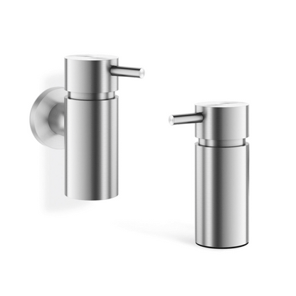 Zack Manola Brushed Stainless Steel Wall Liquid Soap Dispenser 40307
