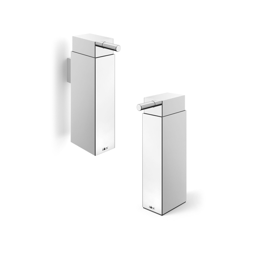 Zack Linea Polished Stainless Steel 16.7 cm Wall Soap Dispenser 40337