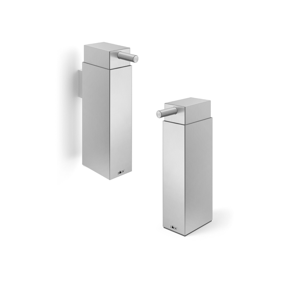 Zack Linea Brushed Stainless Steel Wall Soap Dispenser 40368