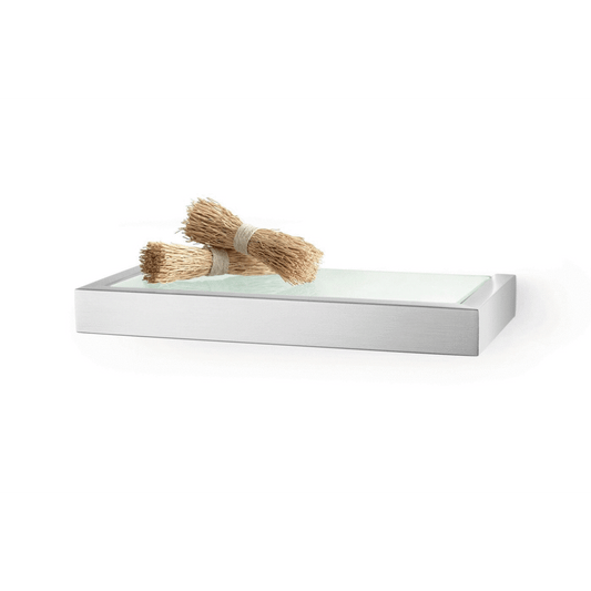 ๐ Zack Linea Brushed Stainless Steel Bathroom Shelf 26.5cm - Premium German Design โจ