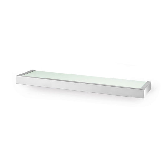 Zack Linea Brushed Stainless Steel 46.5 cm Bathroom Shelf 40384