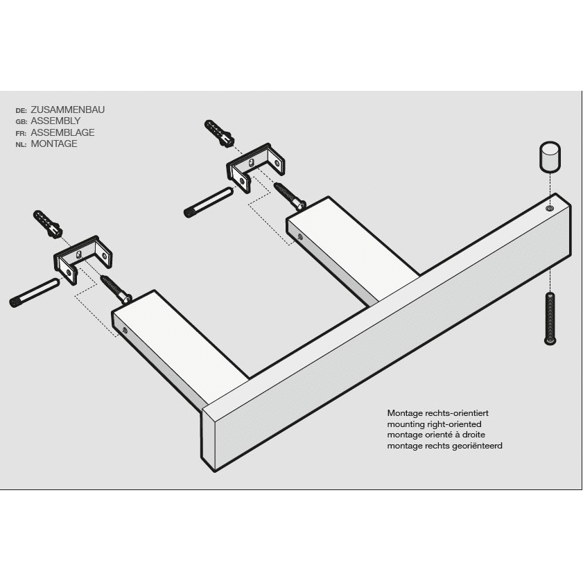Zack Linea Polished Stainless Steel Toilet Roll Holder with Shelf 40407